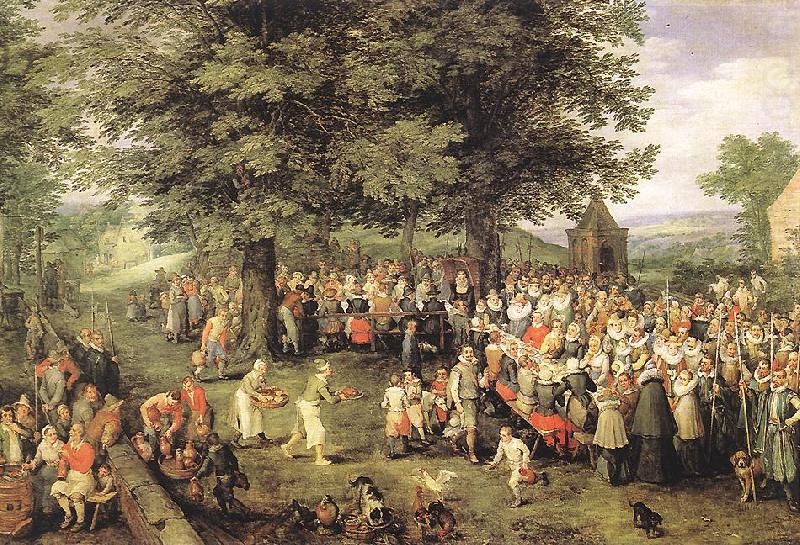 Wedding Banquet g, BRUEGHEL, Jan the Elder